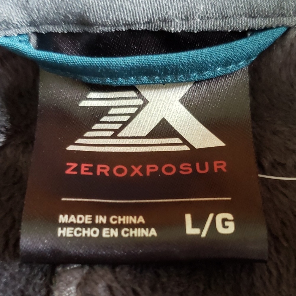 NWT ZeroXposur Sz L dark teal jacket - Picture 4 of 8